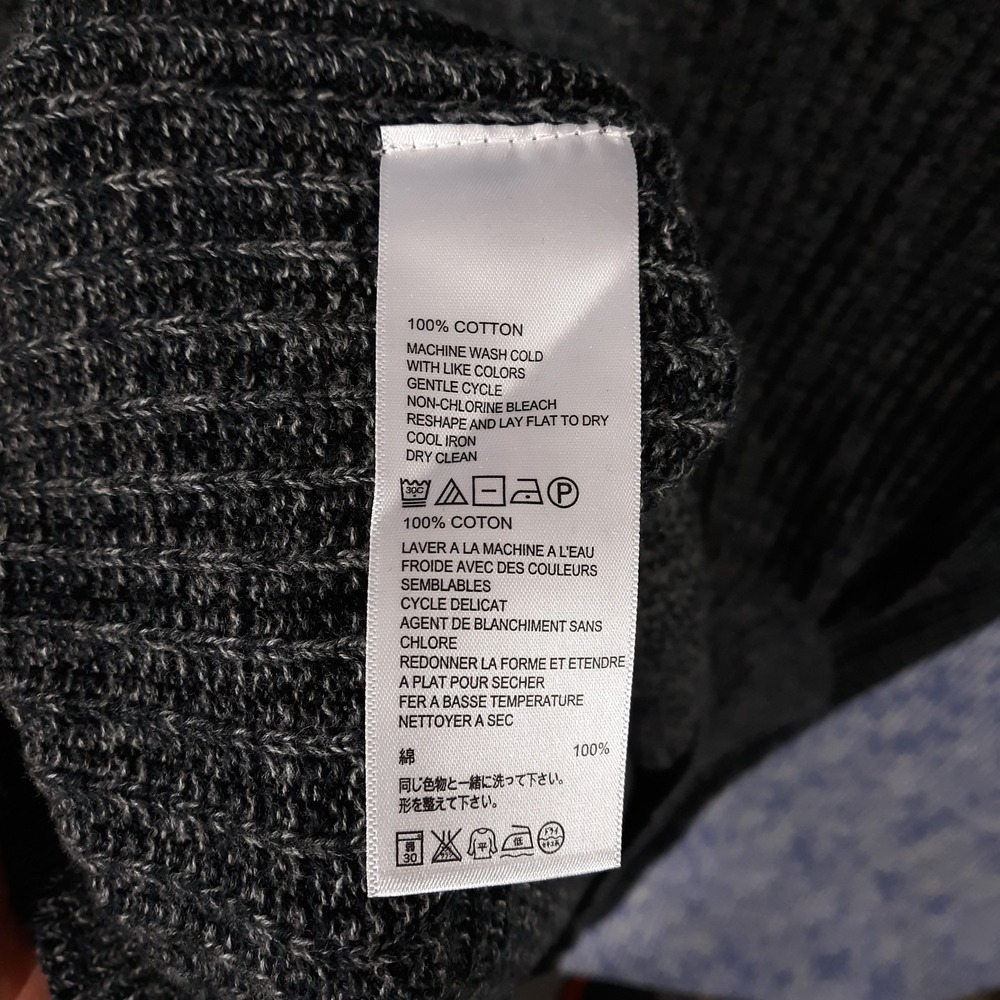 Tommy Bahama Sweater Mens Large Pullover Crew Neck Dark Gray Knit - Picture 5 of 10